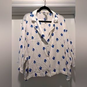 H&M Crêped Beach Shirt NWOT